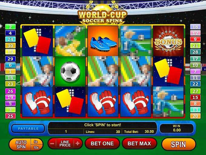 World-Cup Soccer Spins by GamesOS