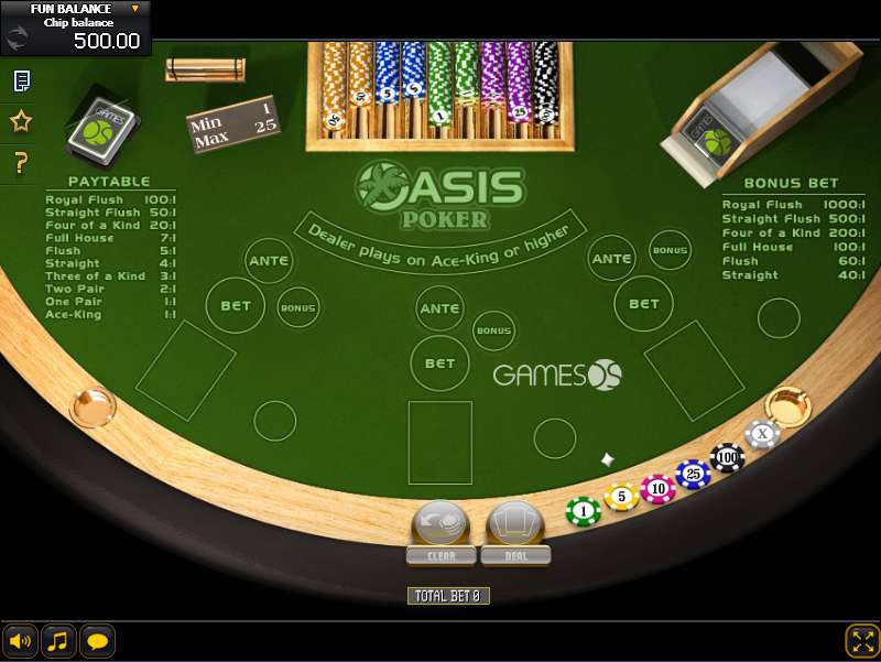 Oasis Poker by GamesOS
