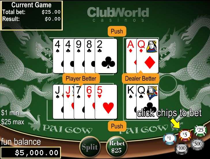 Pai Gow Poker by Real Time Gaming
