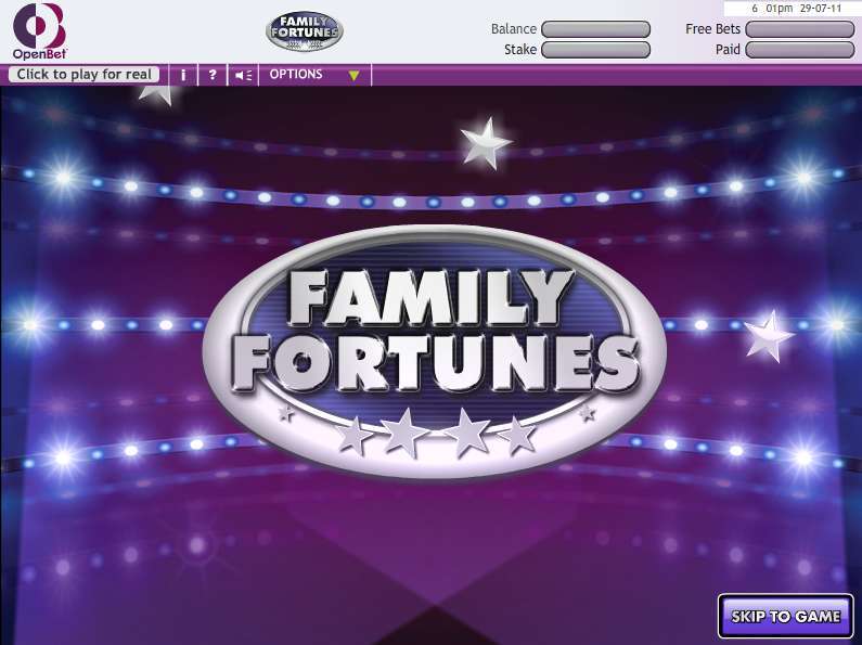 Family Fortunes by OpenBet