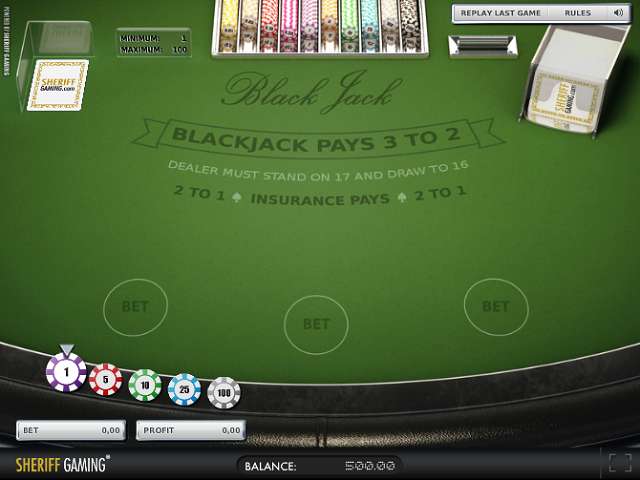 Blackjack EU by BlueOcean Gaming