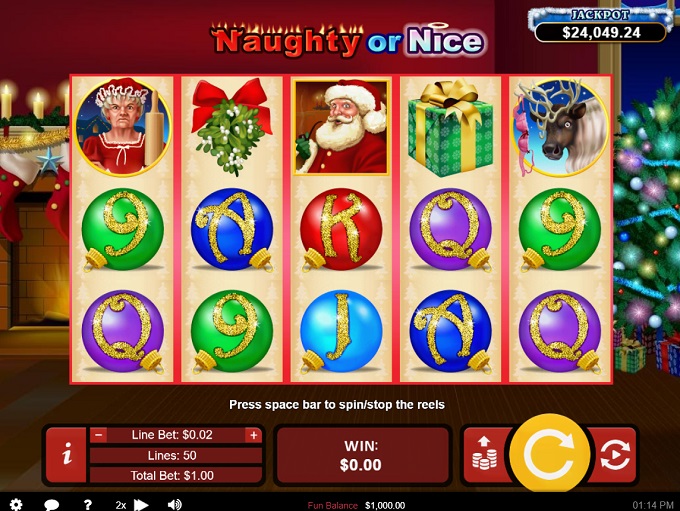 Naughty Or Nice? by Real Time Gaming