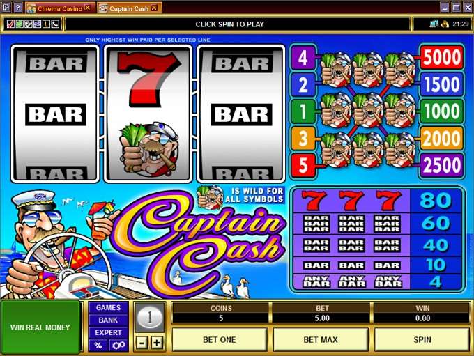 Captain Cash by Games Global