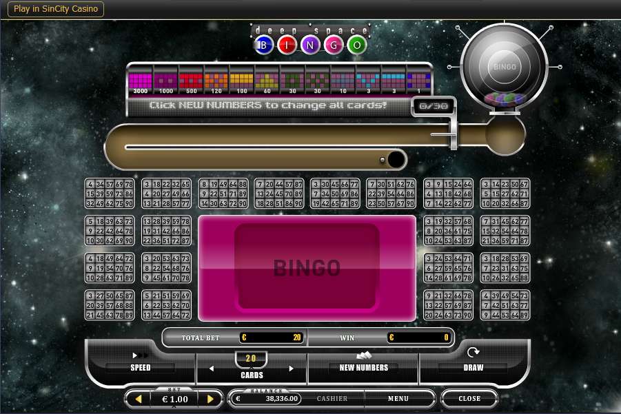 Deep Space Bingo by Oryx
