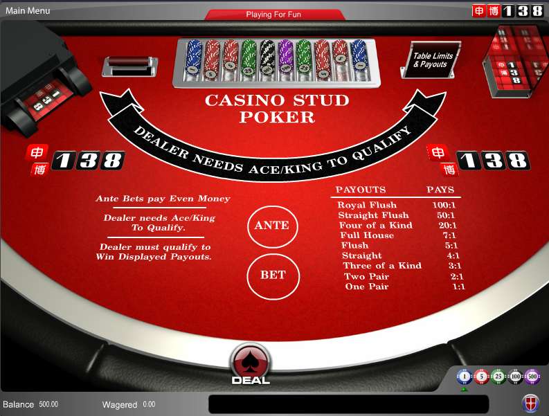 Casino Stud Poker by Amaya