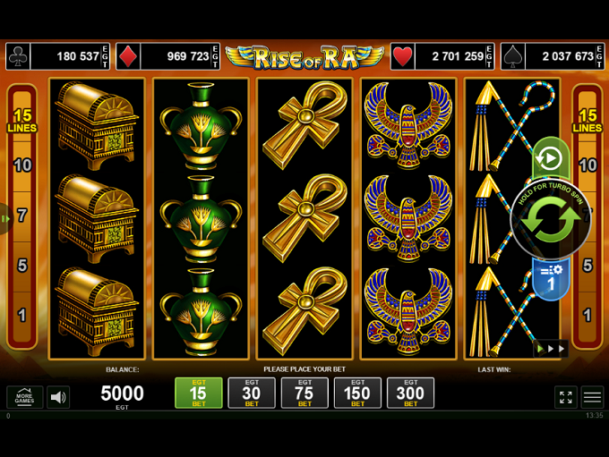 Rise of Ra by Amusnet Interactive