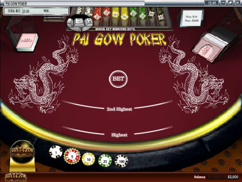 Pai Gow Poker by Rival