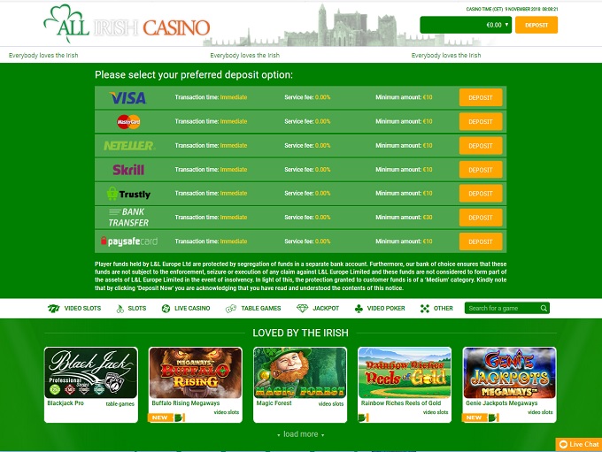 Online Casino Ireland