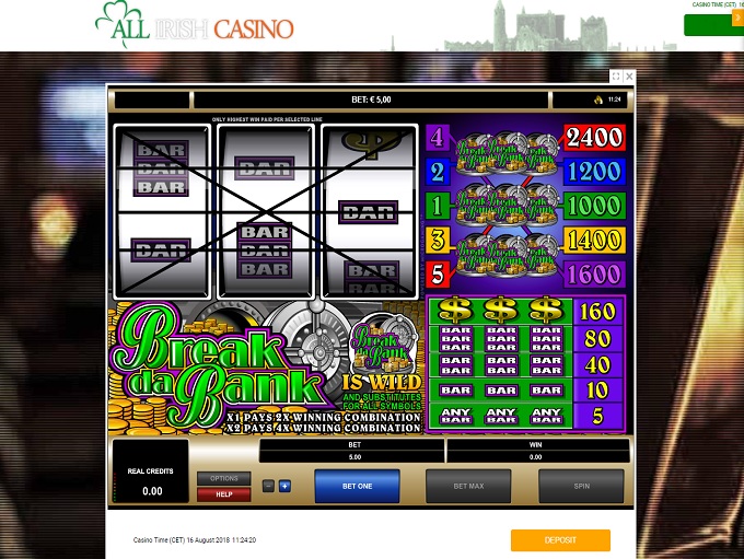 irish club casino online