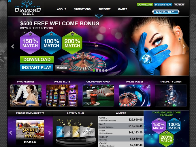 Diamond Reels Casino No Deposit