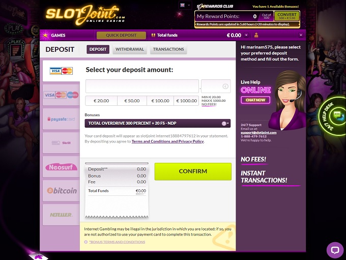 Slotjoint Casino Online Casino Review