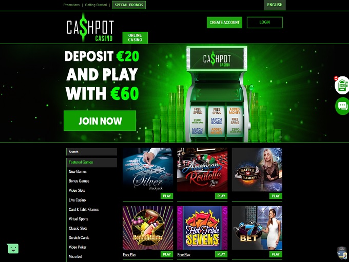 Cashpot Casino Online