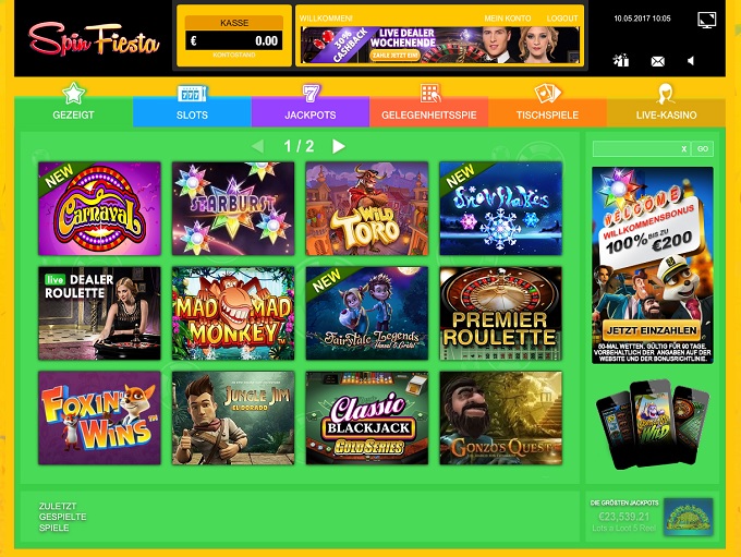 Fiesta Online Casino