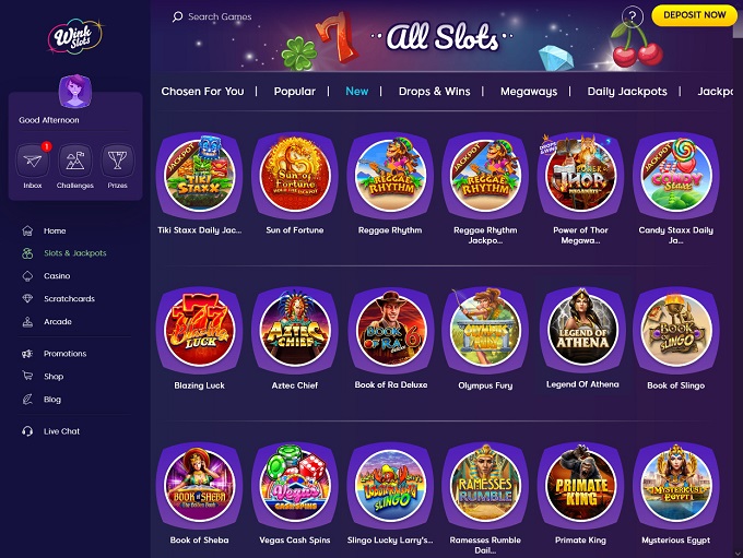 Wink Slots Online Casino Review