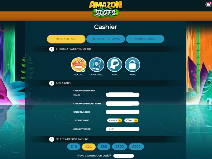 Amazon Slots Online Casino Review