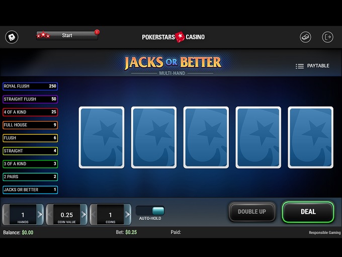 pokerstars casino black screen