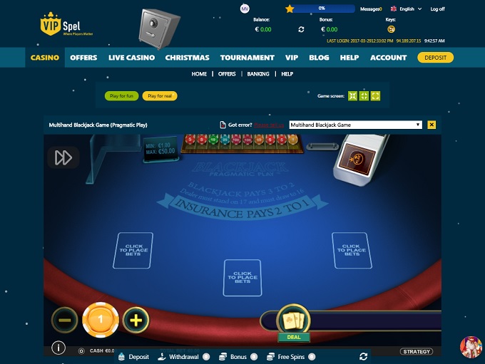 Vipspel Casino