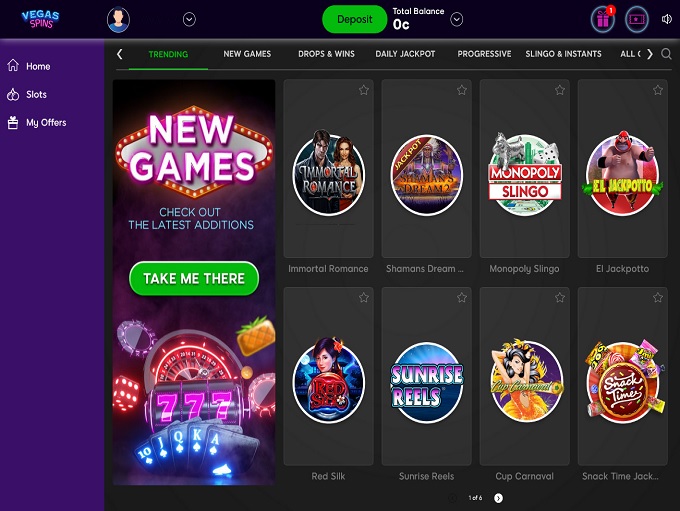 vegas casino online free spins bonus codes