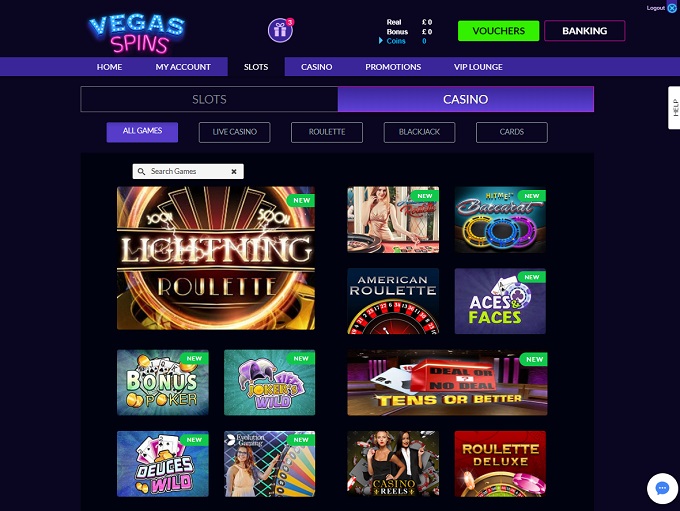 Vegas Casino online, free Spins