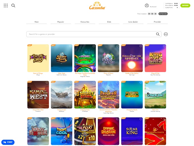 Casimba Online Casino Review