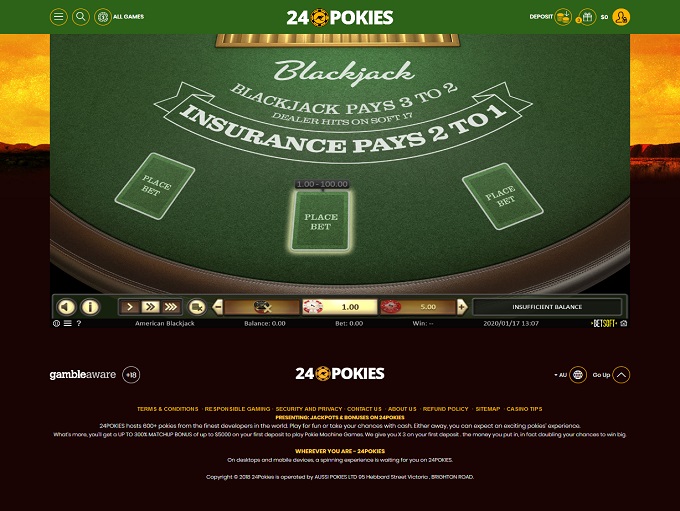 online pokies casino
