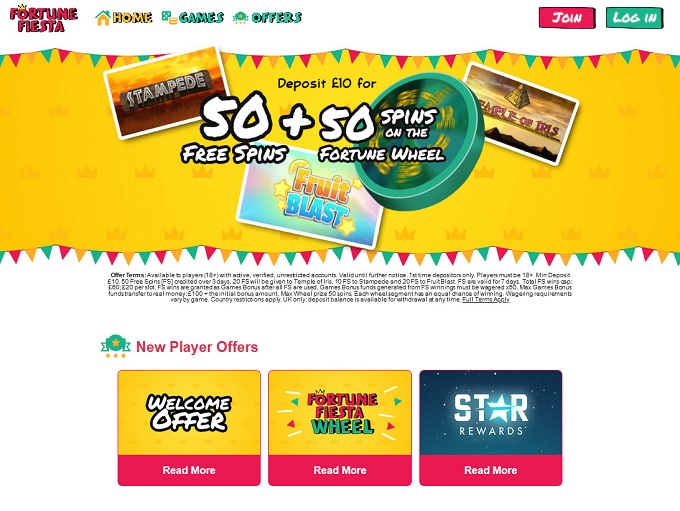 Fortune Fiesta Online Casino Review