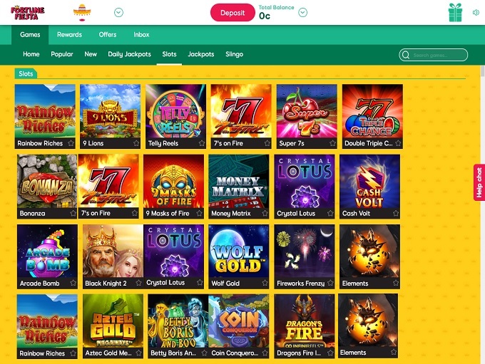 Fortune Fiesta Online Casino Review
