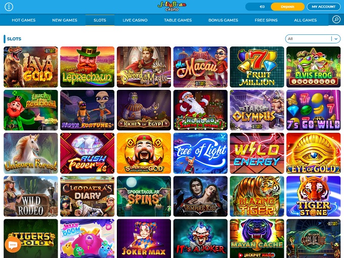 Jellybean Casino Online Casino Review