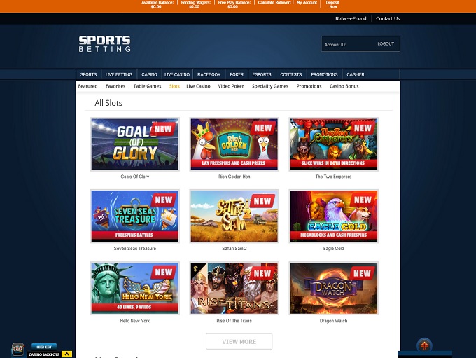 Sports Betting Casino Online Casino Review