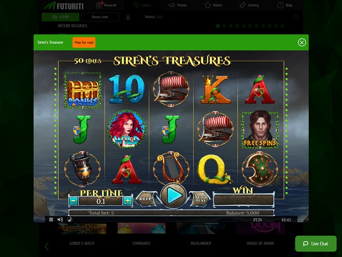 Futuriti Casino No Deposit Bonus