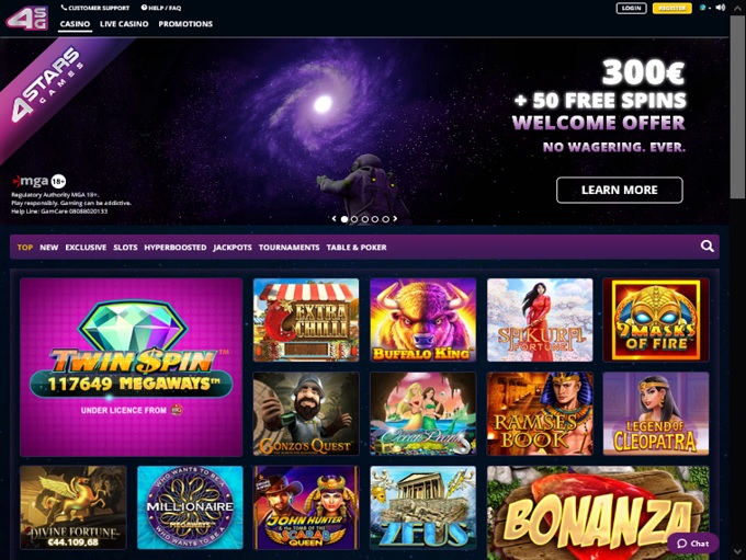 4starsgames Free Spins