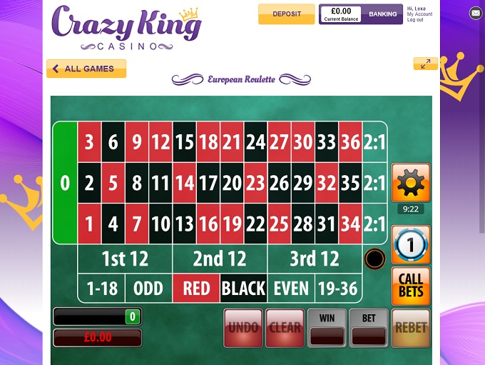 Crazy King Casino Review