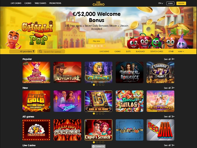 официальный сайт 24K Casino $5