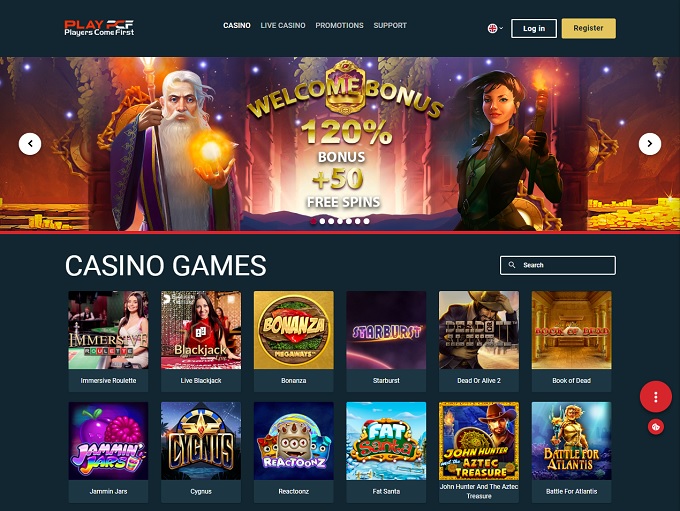 Online casino free spins promotion
