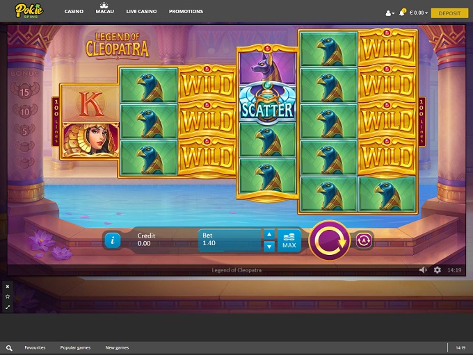 online casino pokie