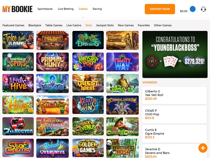 MyBookie Casino Online Casino Review