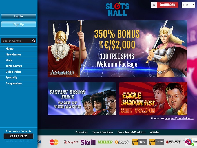 Slots Hall Casino No Deposit Bonus