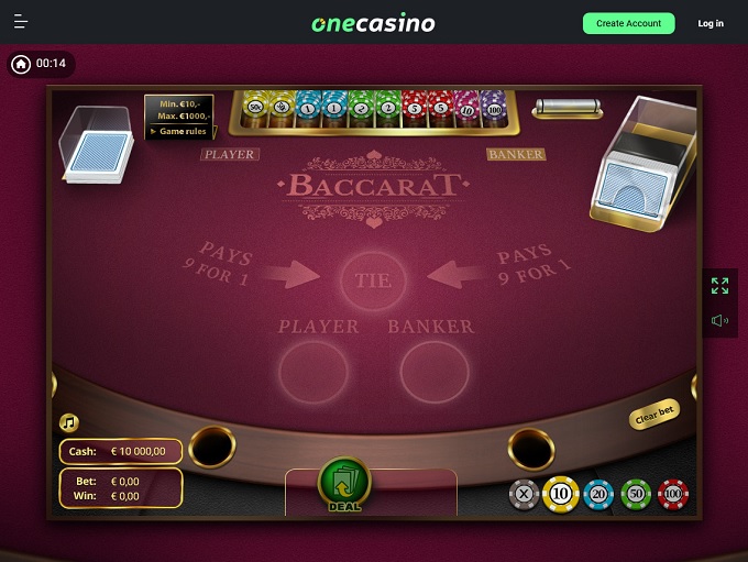 One Casino Online Casino Review