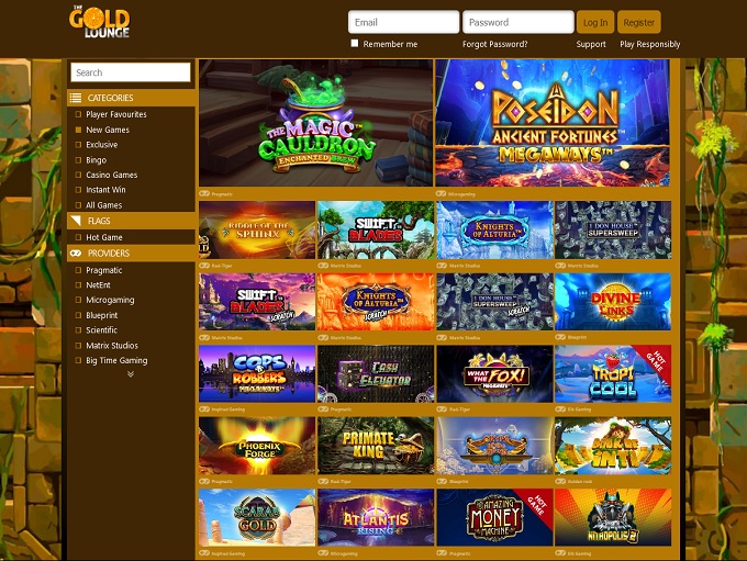 The Gold Lounge Online Casino Review