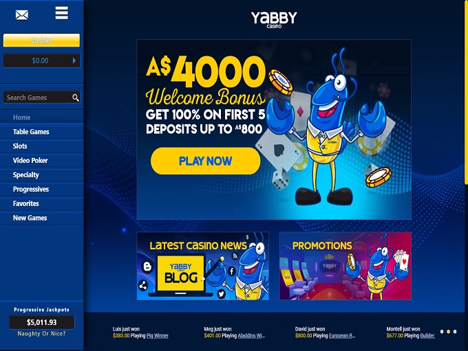 yabby casino 2022 free chip