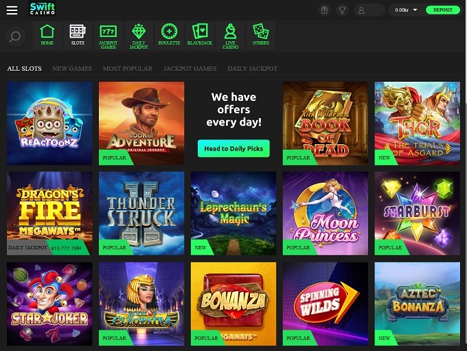 Swift Casino Online Casino Review