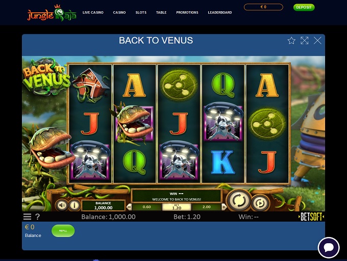 jungle raja casino review
