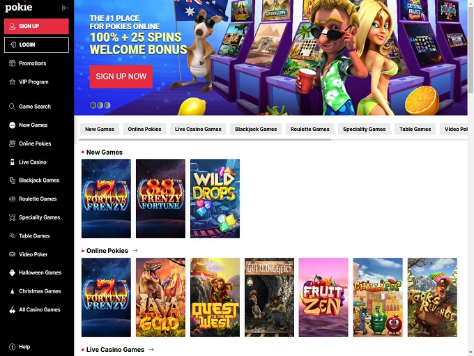 Pokie Place Online Casino Review