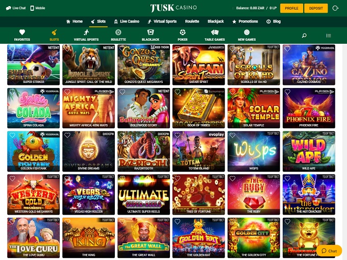 Tusk Casino Online Casino Review