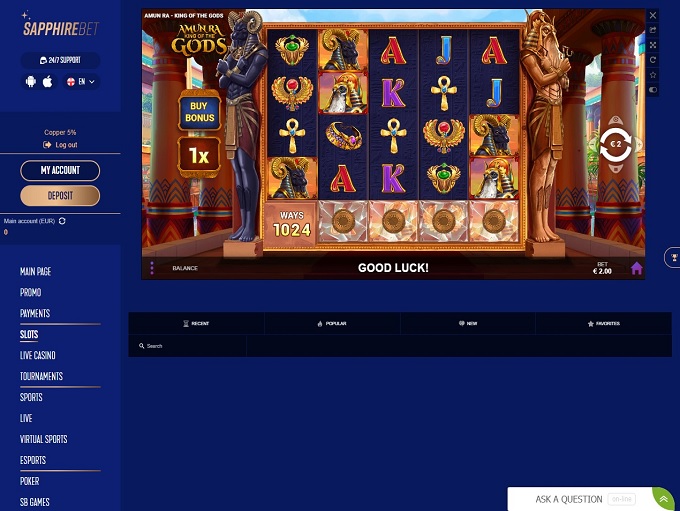 sapphirebet casino