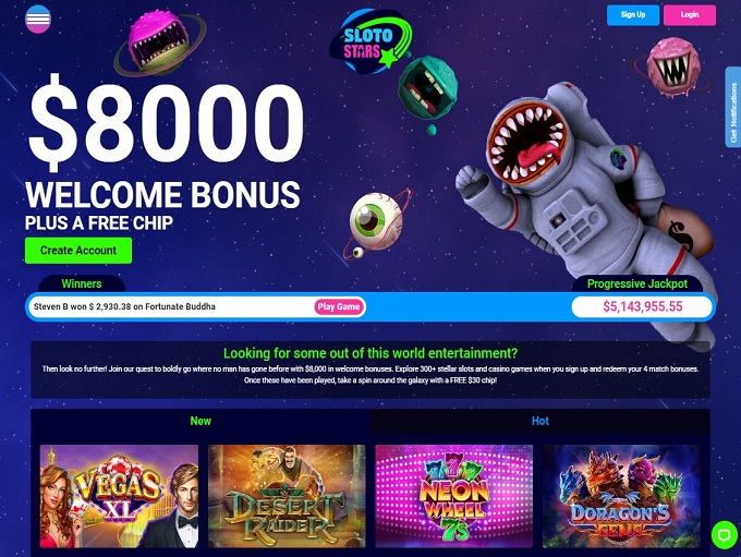 Sloto Stars Casino Online Casino Review