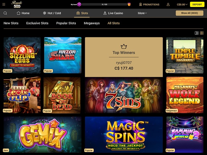 Royale500 Casino Online Casino Review