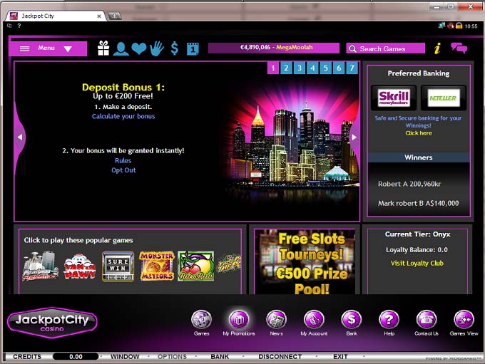 sign up at jackpotcity online casino and grab your 1600 bonus