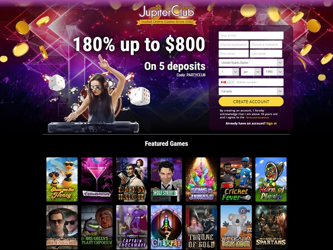 Jupiterclub Online Casino