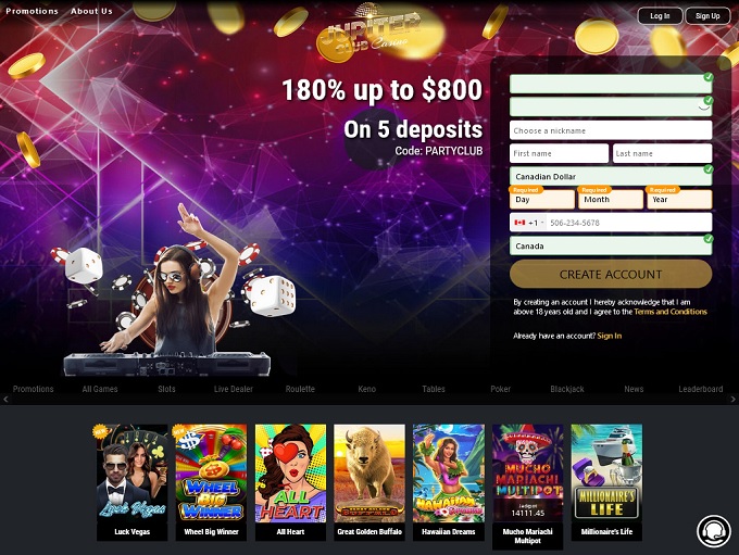 Jupiter Club Online Casino Review